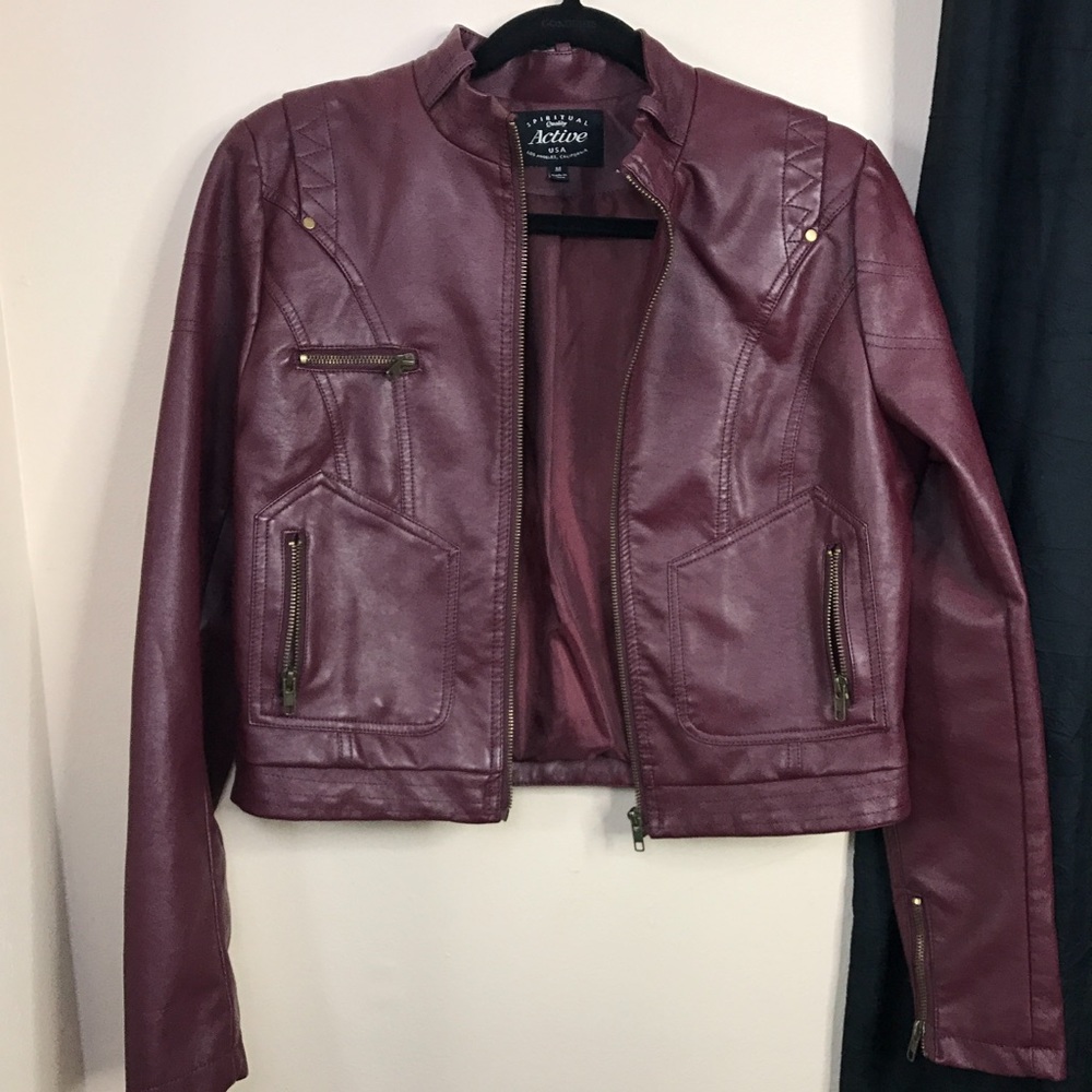 Leather jacket